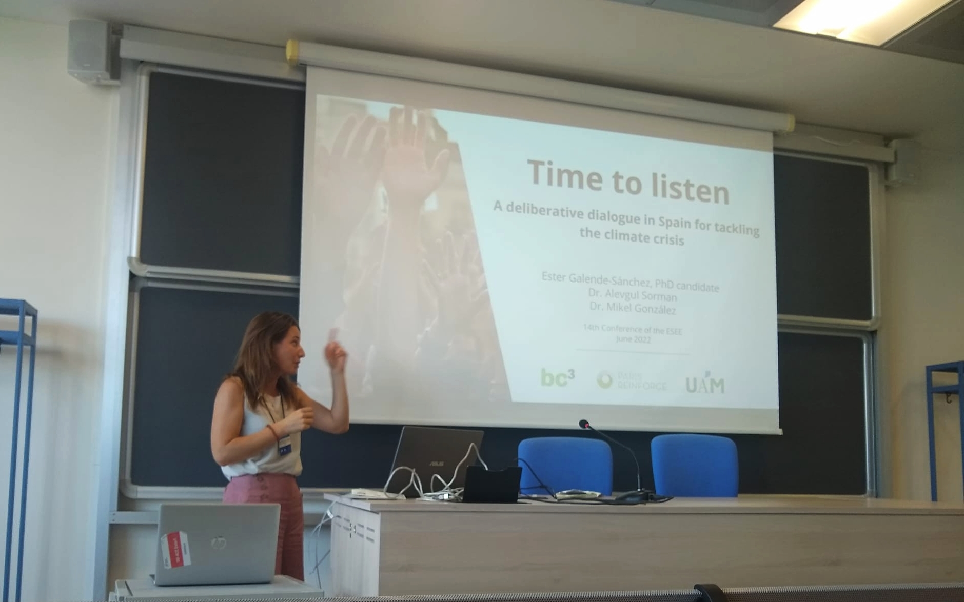 Ester Galende at ESEE 2022 PARIS REINFORCE Pisa